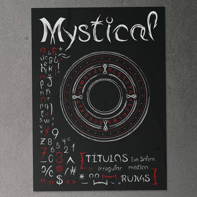 mockup mystical